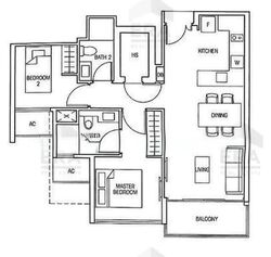 Bartley Residences (D19), Apartment #601006121